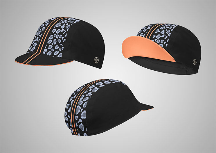 Purple Leopard Cycling Cap